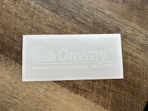 Onwayロゴステッカー 防水タイプ Sサイズ